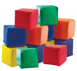 Softzone Patchwork Toddler Blocks - Assorted